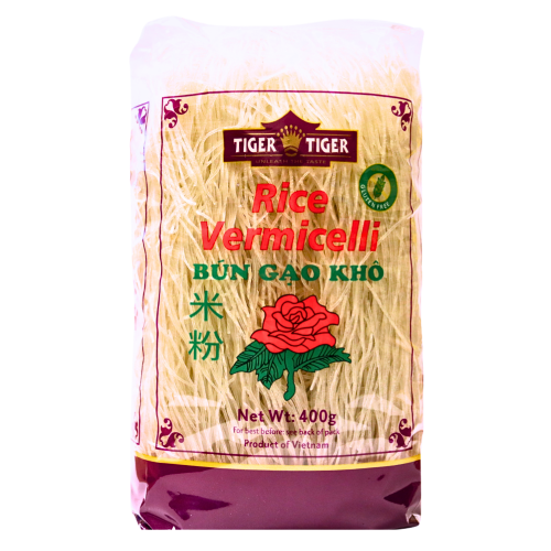 โหลดรูปภาพเข้าสู่ตัวดูแกลเลอรี, Tiger Tiger Vietnamese Rice Vermicelli-雙虎牌越南米粉-400g-NOO362