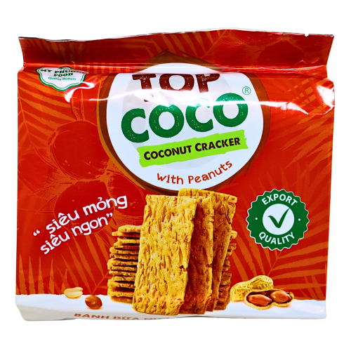 Load image into Gallery viewer, Top Coco Coconut Cracker - Peanuts-越南椰子餅乾-花生味-150g-BISTC102