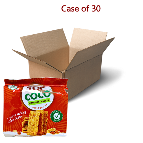 将图像加载到图库查看器中, Top Coco Coconut Cracker - Peanuts-越南椰子餅乾-花生味-150g-BISTC102-30
