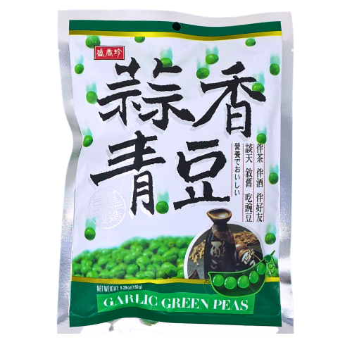 갤러리 뷰어에 이미지 로드, Triko Foods Garlic Green Peas-盛香珍蒜香青豆-150g-SNACTR205
