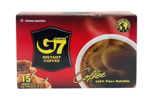 Load image into Gallery viewer, Trung Nguyen G7 Instant Black Coffee-中原傳奇越南即溶黑咖啡-15_2g-IDRI345