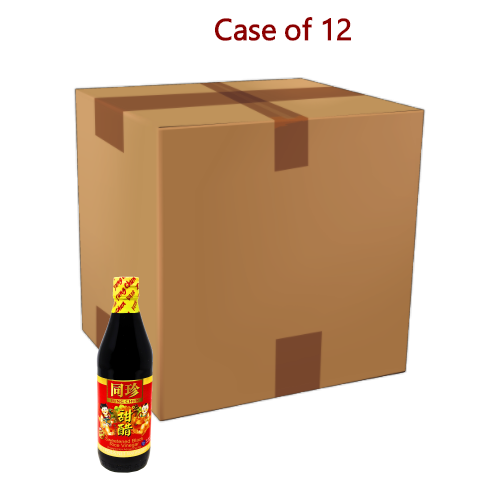 Load image into Gallery viewer, Tung Chun Sweetened Black Rice Vinegar-同珍添丁甜醋-500ml-VIN225-12