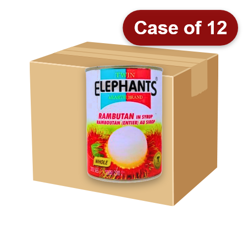 Load image into Gallery viewer, Twin Elephants Rambutan in Syrup-糖水紅毛丹-565g-TFRU305-12