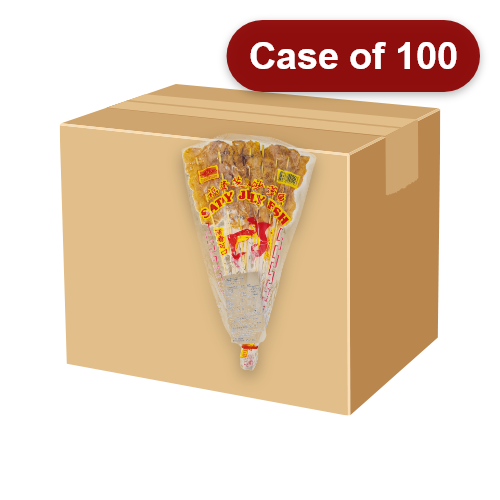 Load image into Gallery viewer, Two Shark Satay Jelly Fish Sticks (12 sticks)-福發芝麻沙爹魚串-40g-SNACTS201-100