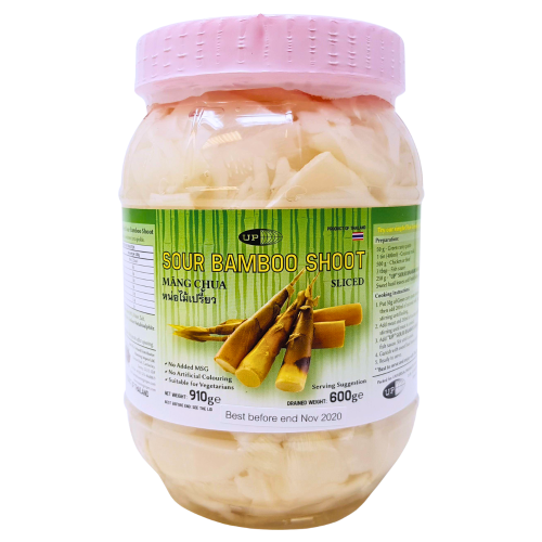 Load image into Gallery viewer, UP Sour Bamboo Shoot Sliced-酸筍片-910g-BAM501