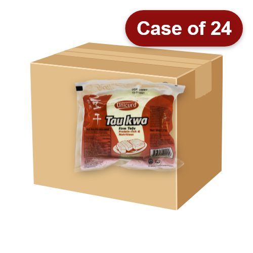 Load image into Gallery viewer, Unicurd Tau Kwa Firm Tofu (Red)-統一營養豆幹-220g-TOFU104-24