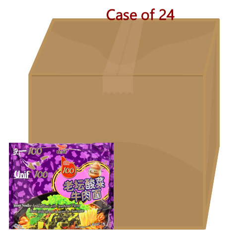 Load image into Gallery viewer, Unif Noodles - Beef & Sauerkraut-統一老壇酸菜牛肉面-119g-INU106-24