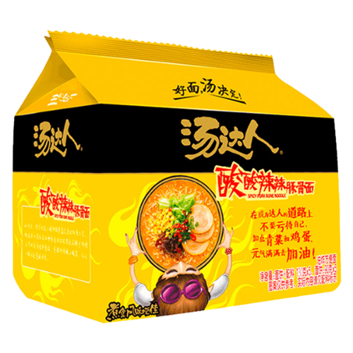 Load image into Gallery viewer, Unif Soup Daren - Hot & Sour Tonkutsu Ramen-統一湯達人 酸酸辣辣豚骨拉麵-5_130g-INU205