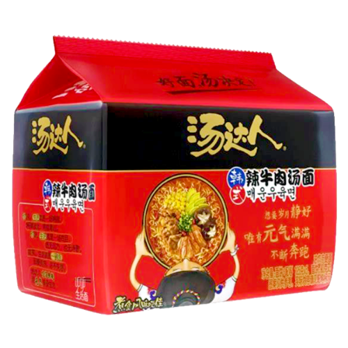 Load image into Gallery viewer, Unif Soup Daren - Korean Spicy Beef Ramen-統一湯達人 韓式辣牛肉湯麵-5_125g-INU206