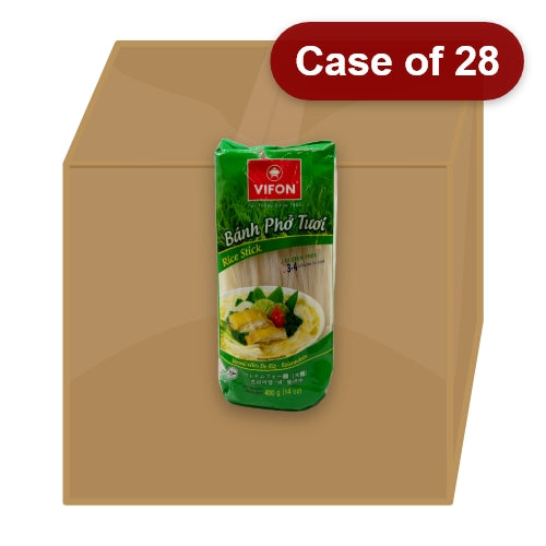 Load image into Gallery viewer, Vifon Rice Stick - Gluten Free (Banh Pho Tuoi)-威風越南河粉(無麩質)-400g-NOO452-28