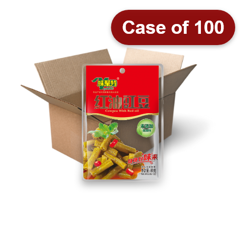 Load image into Gallery viewer, WJT Crisp Cowpea with Red Oil-味聚特紅油豇豆-80g-PRE944-100
