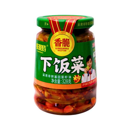 Load image into Gallery viewer, WJT Vegetable Go with Meal (Preserved Vegetables)-味聚特下飯菜-328g-PRE669