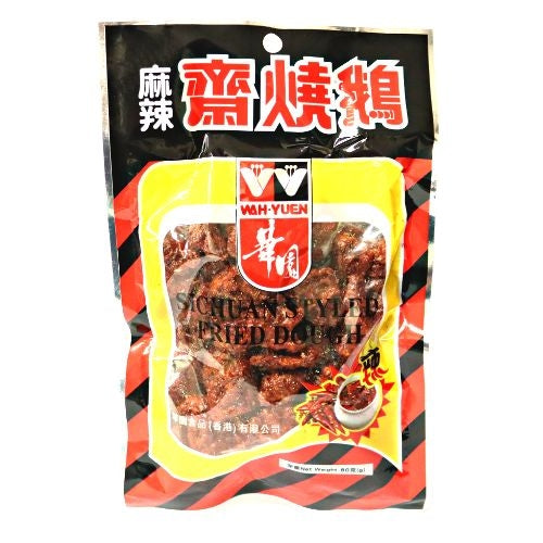 Load image into Gallery viewer, Wah Yuen Spicy Fried Dough-華園麻辣齋燒鵝-80g-SNACWY108