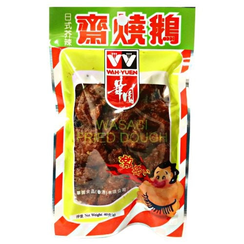 Load image into Gallery viewer, Wah Yuen Wasabi Fried Dough-華園日式芥辣齋燒鵝-40g-SNACWY109
