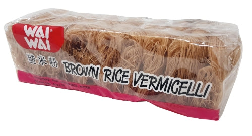 Load image into Gallery viewer, Wai Wai Brown Rice Vermicelli-威威泰國糙米粉-500g-DNOOW402