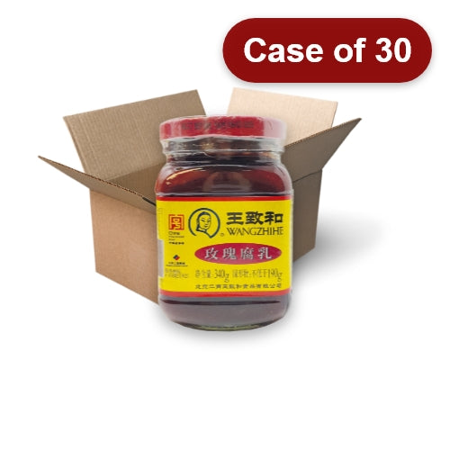 Load image into Gallery viewer, WangZhiHe Fermented Rose Beancurd Chunks-王致和大塊玫瑰腐乳-340g-BCURD215-30