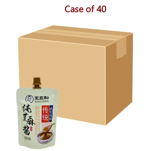 将图像加载到图库查看器中, WangZhiHe Pure Sesame Paste (Bag)-王致和純芝麻醬-擠擠裝-168g-PASTE617-40