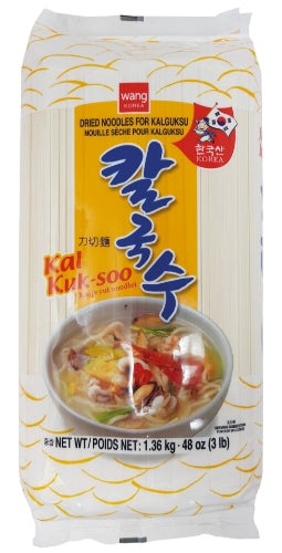 ギャラリービューアに画像を読み込む、Wang Oriental Style Noodle (Kal Guk Soo)-刀切麵-1_36kg-DNOOW303