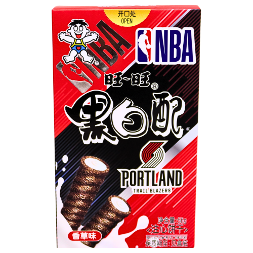 โหลดรูปภาพเข้าสู่ตัวดูแกลเลอรี, Want Want Biscuit Vanilla Flavour-旺旺黑白配香草味-56g-BISWW125