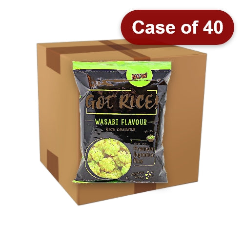Load image into Gallery viewer, Want Want Got Rice Wasabi Rice Crackers-旺旺和風芥末米餅-85g-BISWW123-40