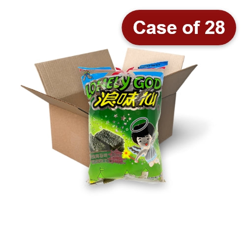 Load image into Gallery viewer, Want Want Lonely God Potato Twists - Seaweed-旺旺浪味仙花式薯卷-岩燒海苔味-70g-SNACWW102-28