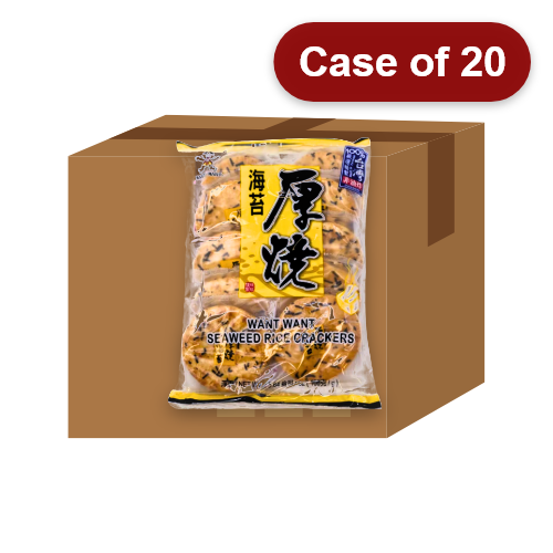將圖片載入到圖庫檢視器中, Want Want Seaweed Rice Crackers - 160g-旺旺厚燒海苔米菓-160g-BISWW110-20