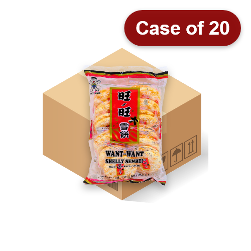 Load image into Gallery viewer, Want Want Shelly Senbei Rice Crackers-旺旺大雪餅-150g-BISWW105-20