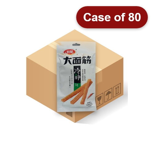 ギャラリービューアに画像を読み込む、WeiLong Hot Spicy Gluten Slice-衛龍大麵筋-香辣味(白袋)-65g-SNACWL211-80