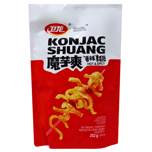 ギャラリービューアに画像を読み込む、WeiLong Konjac Strips - Spicy-衛龍魔芋爽-香辣-252g-SNACWL222A