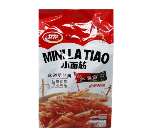 갤러리 뷰어에 이미지 로드, WeiLong Mini La Tiao (Spicy Gluten Strips)-衛龍小麵筋-香辣味-360g-SNACWL221A