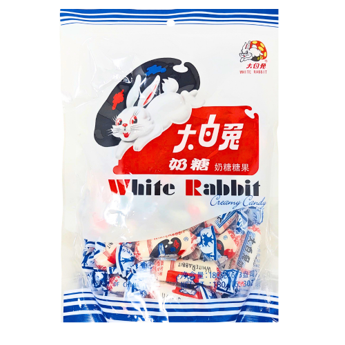 ギャラリービューアに画像を読み込む、White Rabbit Creamy Candy-大白兔奶糖-180g-CANWR101