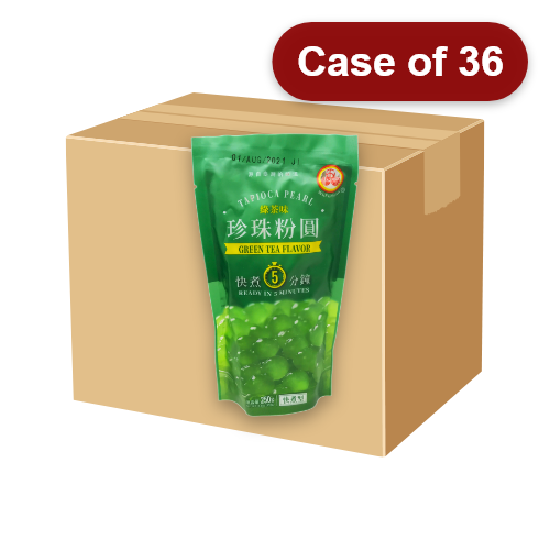 โหลดรูปภาพเข้าสู่ตัวดูแกลเลอรี, WuFuYuan Tapioca Pearl - Green Tea-五福圓珍珠粉圓- 綠茶味-250g-TAP112-36