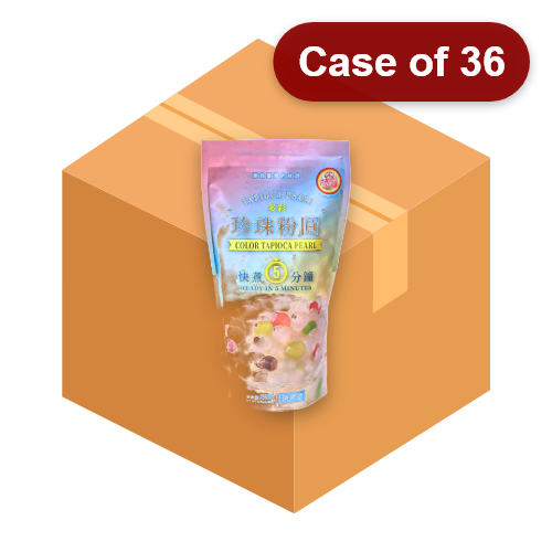 Load image into Gallery viewer, WuFuYuan Tapioca Pearl (Multicolour)-五福圓彩珍珠粉圓-250g-TAP105-36
