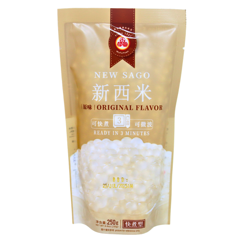 Load image into Gallery viewer, WuFu Yuan New Sago - Original-五福圓新西米 -原味-250g-TAP103