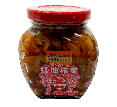 Load image into Gallery viewer, WuJiang Spicy Mustard Tuber (Pickled Vegetables)-烏江牌紅油榨菜-300g-PRE937