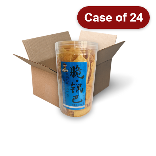 ギャラリービューアに画像を読み込む、WuMingXiaoZu Rice Crackers - Crab-無名小卒脆鍋巴-蟹黃味-210g-SNACWM105-24
