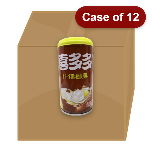 ギャラリービューアに画像を読み込む、XDD Assorted Coconut Dessert-喜多多雜錦椰果罐頭-370g-DES262-12