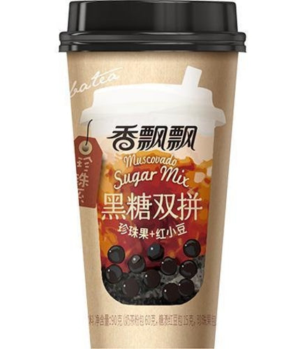 Load image into Gallery viewer, XPP Muscovado Sugar Mix Milk Tea-香飄飄珍珠黑糖雙拼奶茶-90g-IDRI349