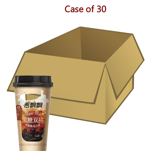 Load image into Gallery viewer, XPP Muscovado Sugar Mix Milk Tea-香飄飄珍珠黑糖雙拼奶茶-90g-IDRI349-30