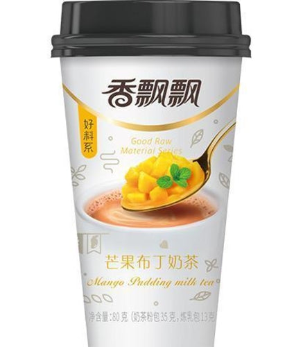 Load image into Gallery viewer, XPP Premium Milk Tea - Mango Pudding-香飄飄好料系列芒果布丁奶茶-80g-IDRI342