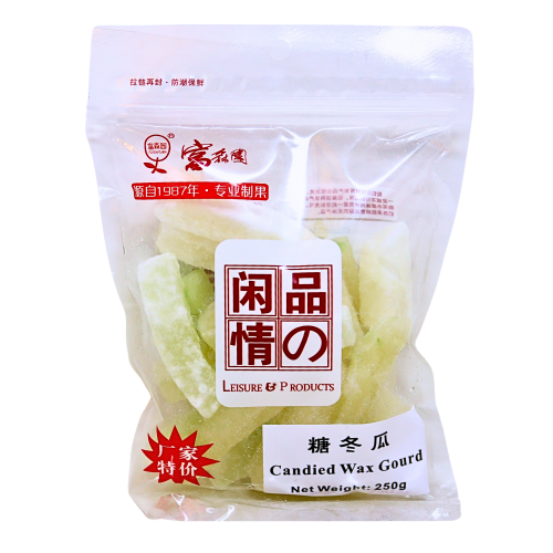 Load image into Gallery viewer, XXSP Candied Wax Gourd (Winter Melon)-休閑食品糖冬瓜條-250g-CANFSY102