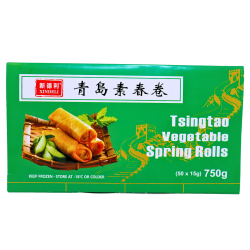Load image into Gallery viewer, Xideli Tsingtao Spring Rolls-新德利青島素春卷-50_15g-SROLL132