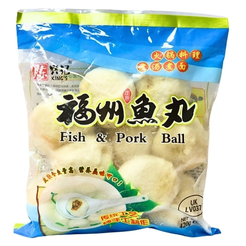 Load image into Gallery viewer, Xing Kee Fuzhou Fish & Pork Balls-陳興記正宗福州魚丸-420g-FBALLXK101