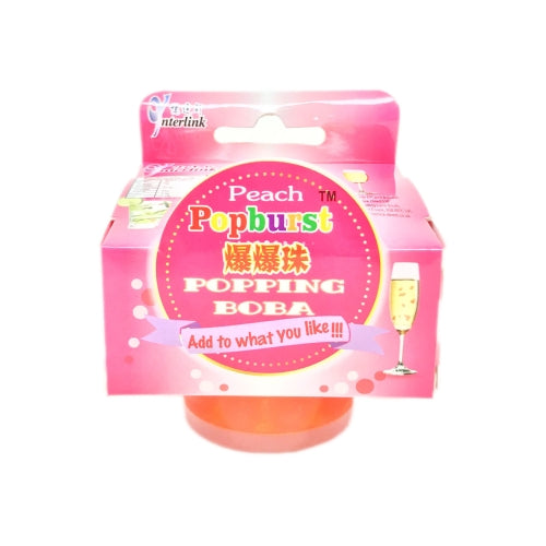 Load image into Gallery viewer, YJW Popburst Popping Boba - Peach-一直旺爆爆珠-水蜜桃味-130g-TAP153