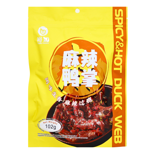 Load image into Gallery viewer, YR Duck Feet - Hot & Spicy-裕如鴨掌-麻辣-102g-SNACYR102