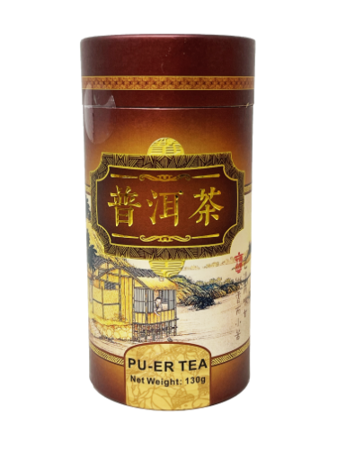 Load image into Gallery viewer, YZG Puer Tea-圓紙罐普洱茶-130g-TEA240