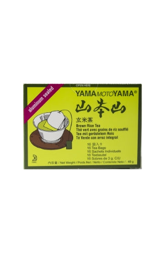 Load image into Gallery viewer, Yamamotoyama Green Tea Bags with Roasted Rice (Genmai-cha)-山本山日本玄米茶包-16_3g-TEA403