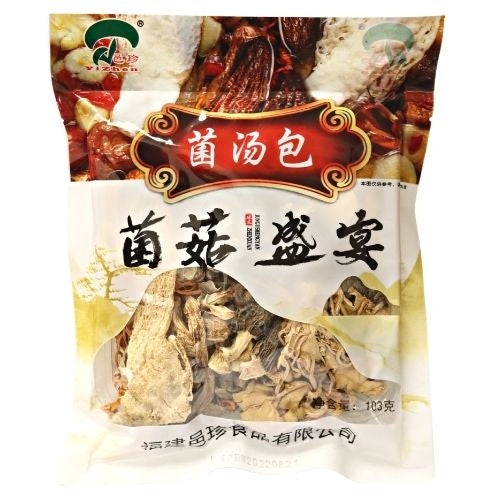 ギャラリービューアに画像を読み込む、YiZhen Mixed Fungus Soup Base-邑珍菌湯包-103g-SOUP153