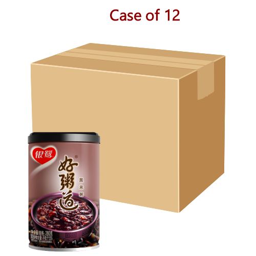 Load image into Gallery viewer, YinLu Black Rice Mixed Congee-銀鷺黑米粥-280g-DES324-12