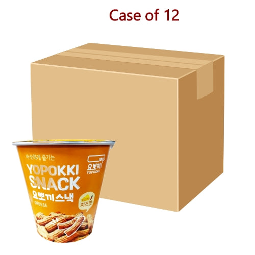 Load image into Gallery viewer, Yopokki Snack - Cheese-韓國杯裝年糕條小吃-芝士味-50g-SNACYO103-12
